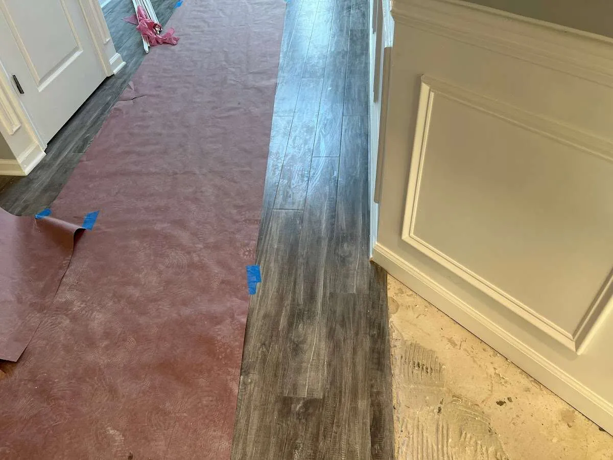 Completed marble shower restoration in Monticello